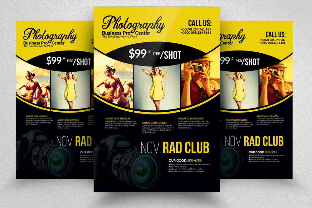 photography flyers