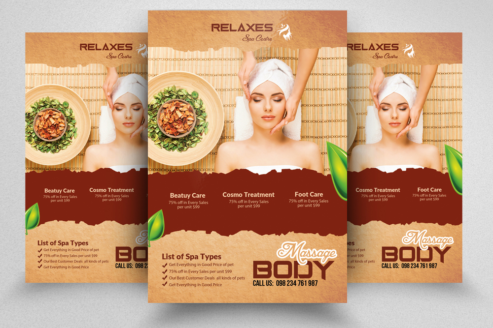 spa and beauty posters