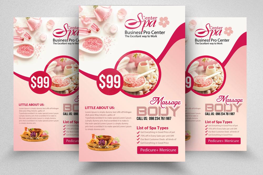 spa and beauty posters
