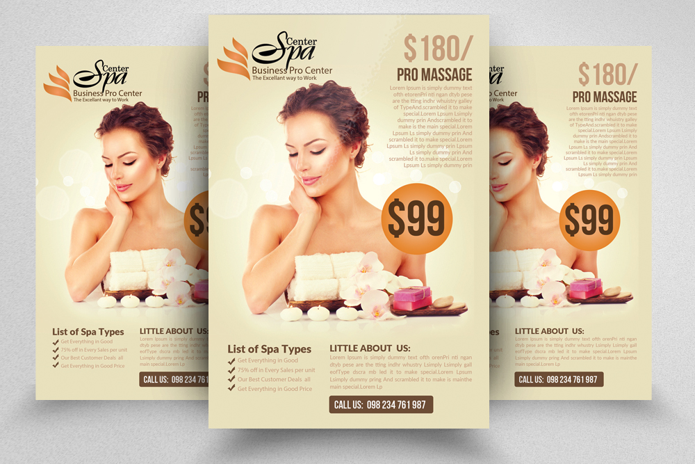 spa and beauty posters
