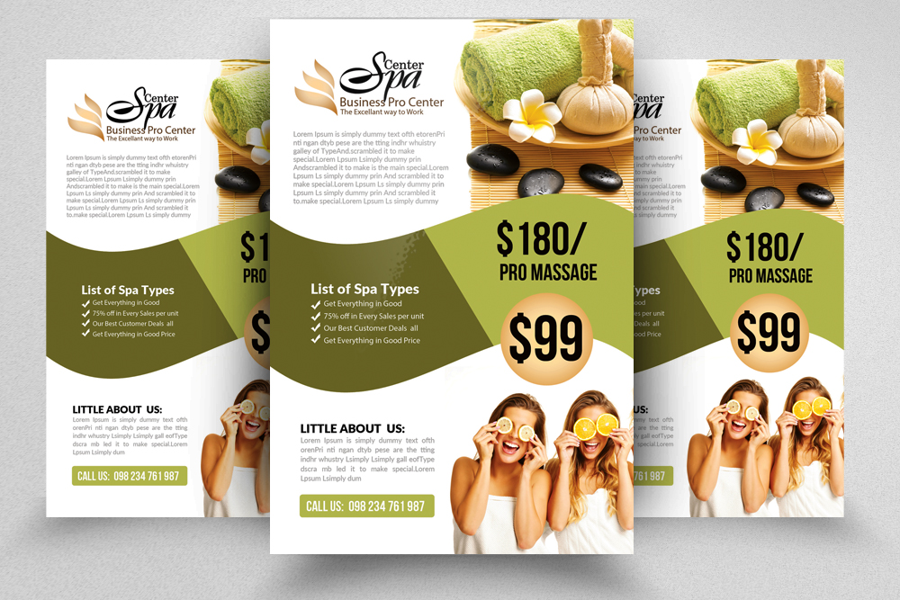 spa and beauty posters