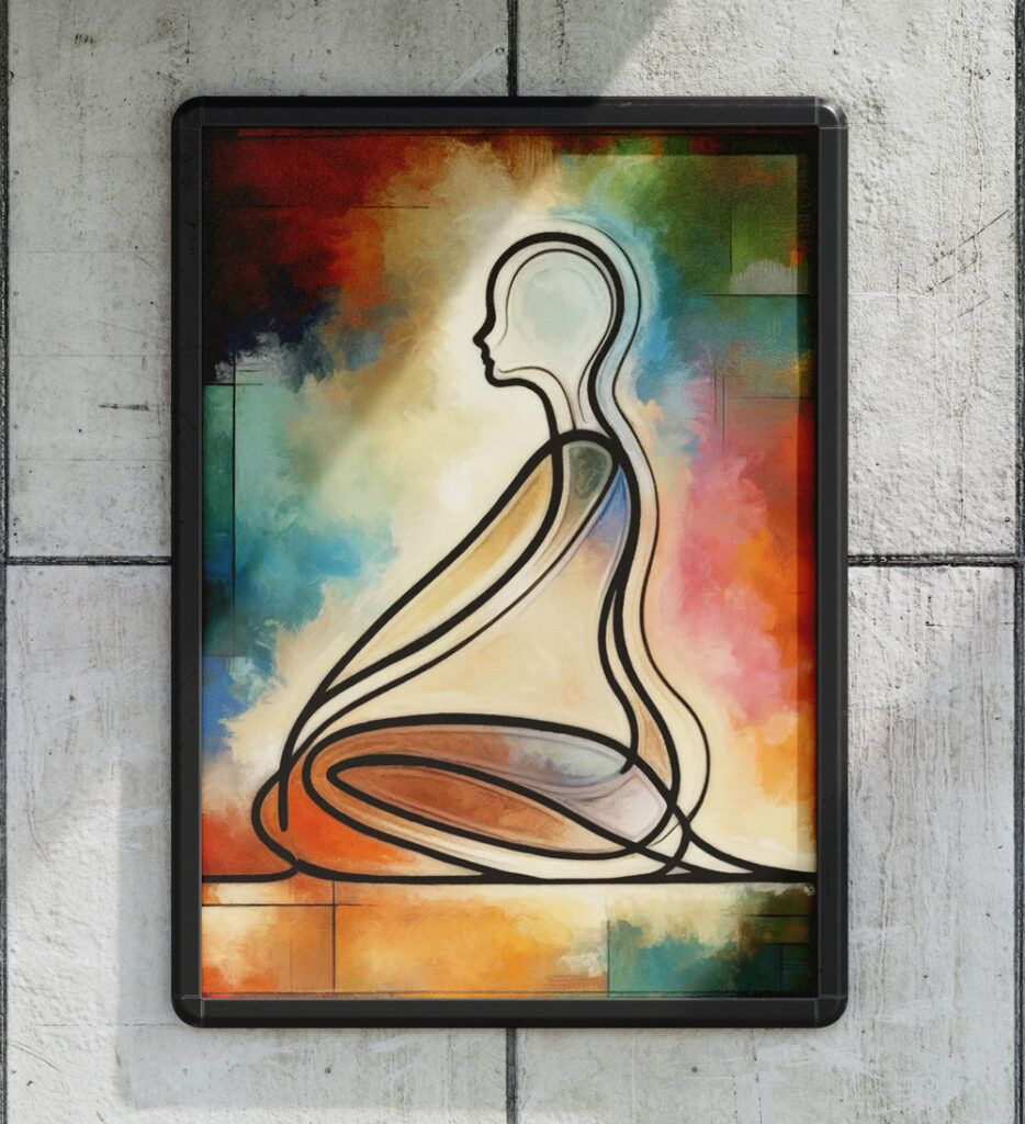 abstract art frame