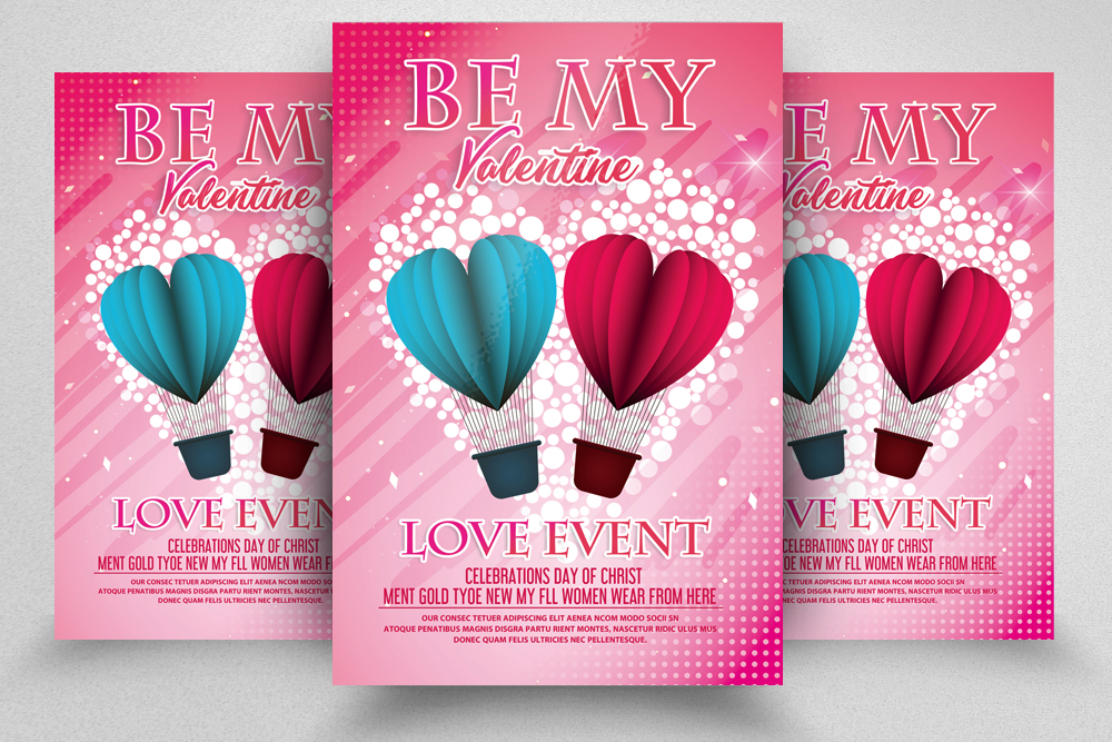 Valentine Day flyers