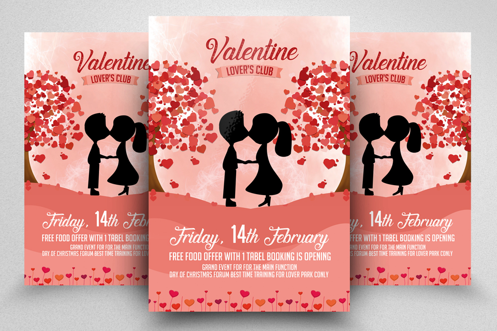 Valentine Day flyer