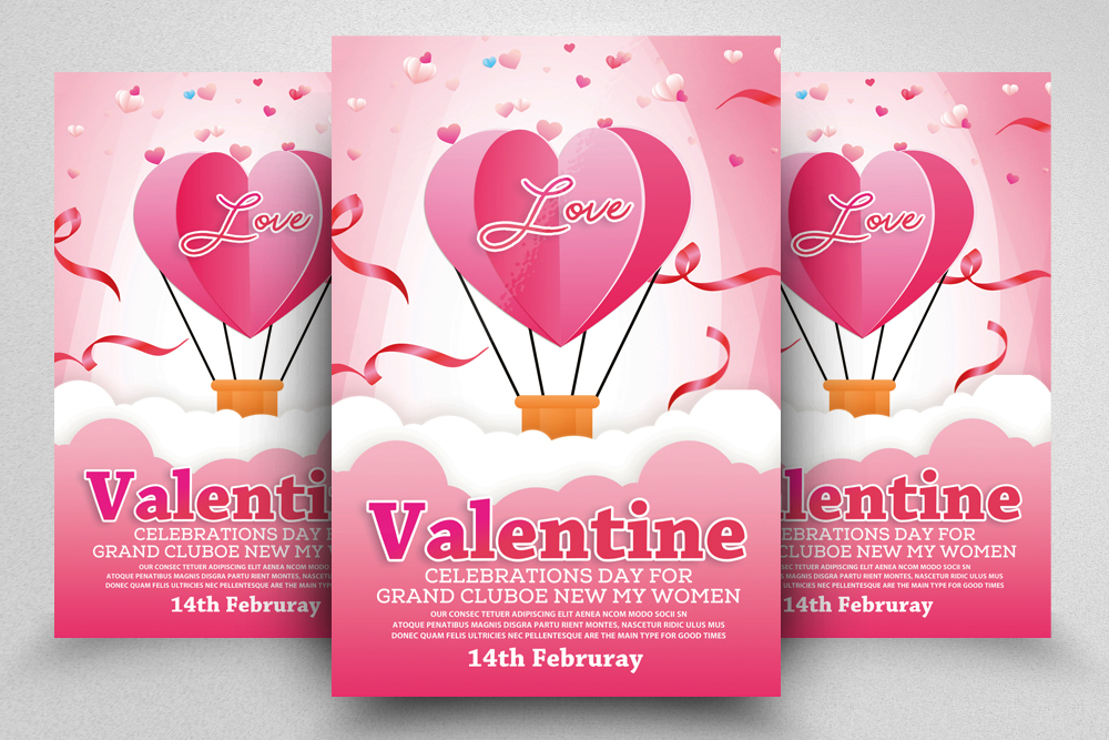 Valentine Day flyers