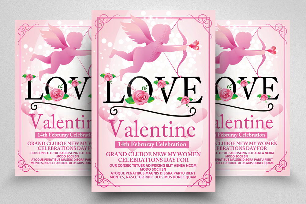 Valentine Day flyers