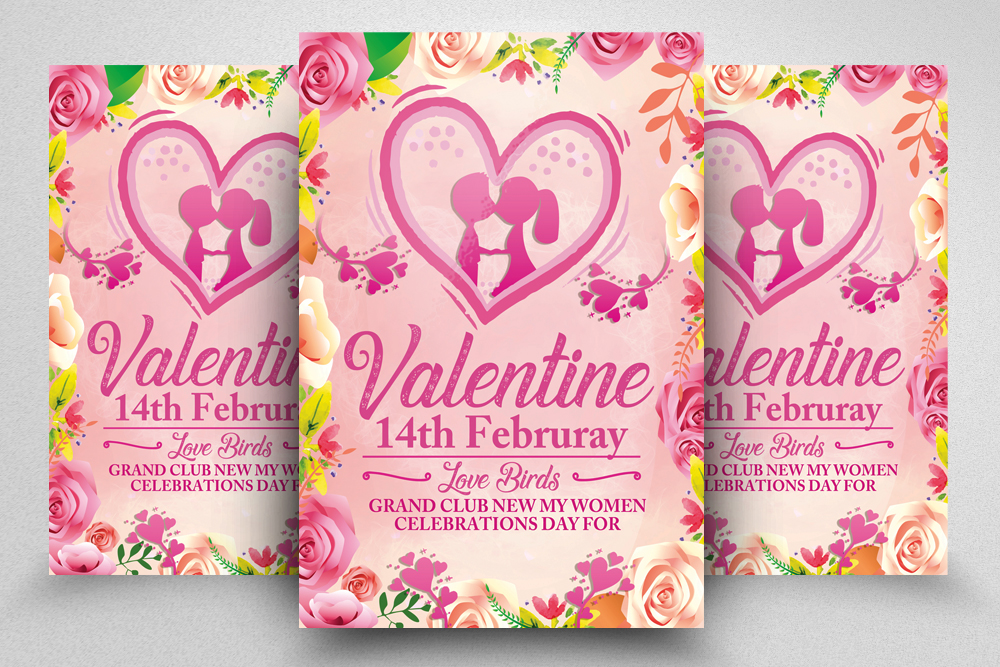 Valentine Day flyer