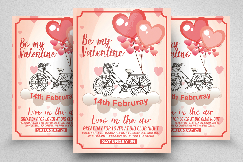 Valentine Day flyers