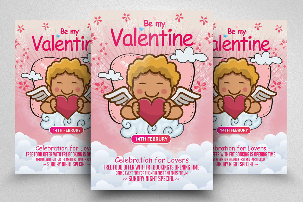 Valentine Day flyer