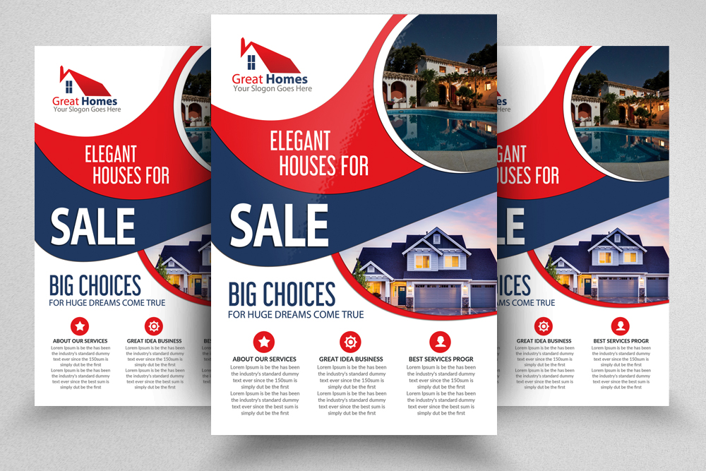real estate flyers