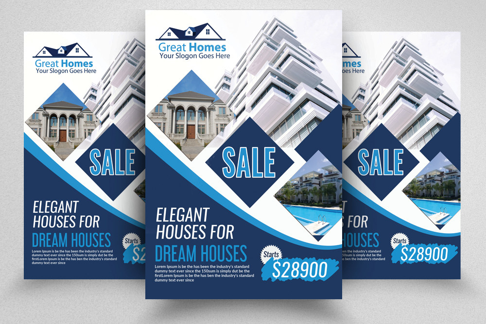 real estate flyers