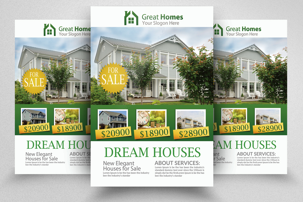 real estate flyers