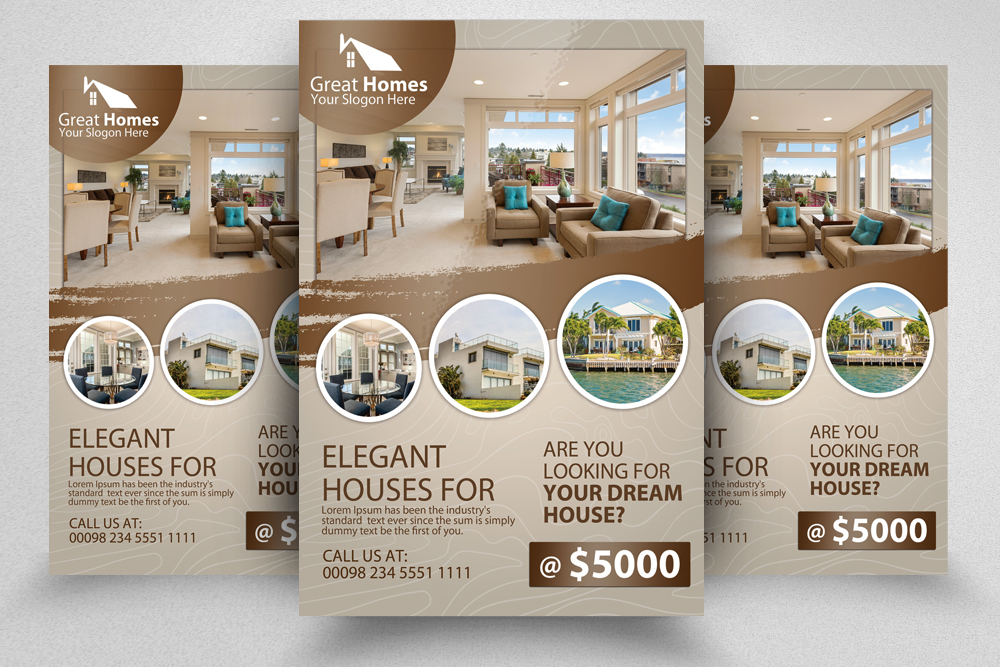 real estate flyers