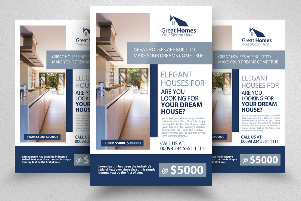 real estate flyers