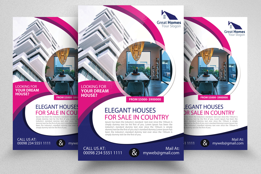 real estate flyers