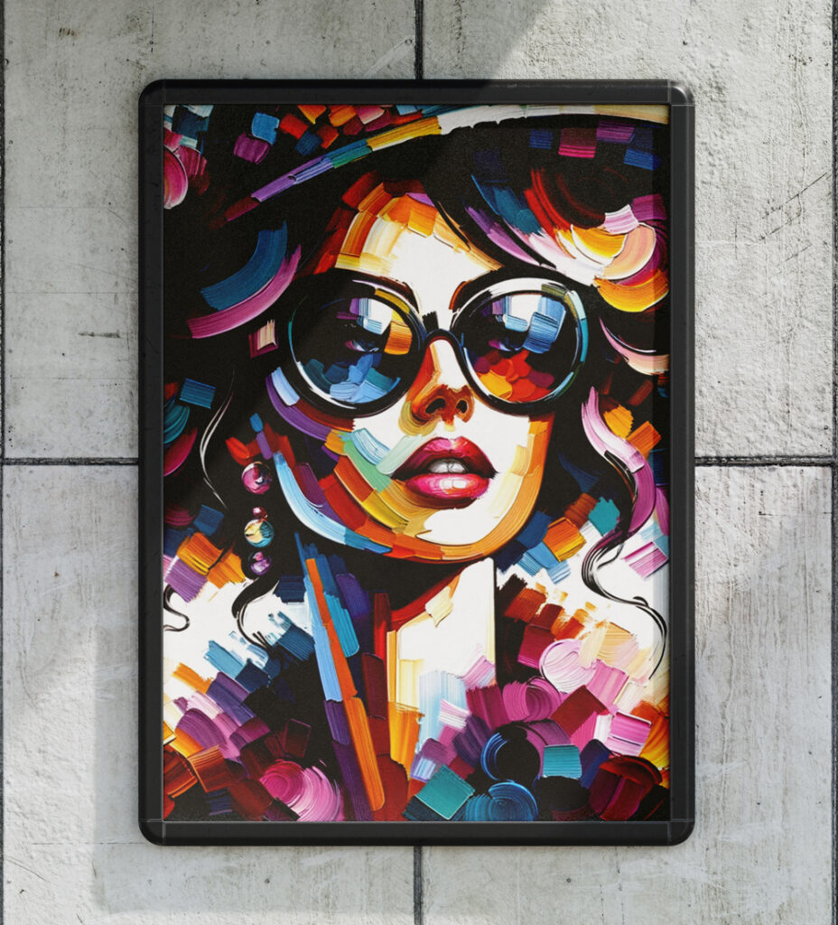 abstract art frame