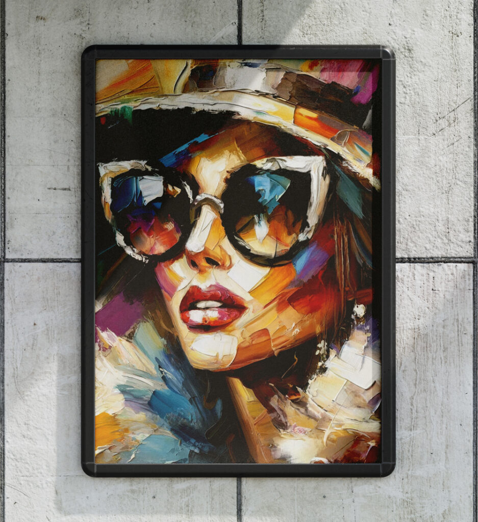 abstract art frame