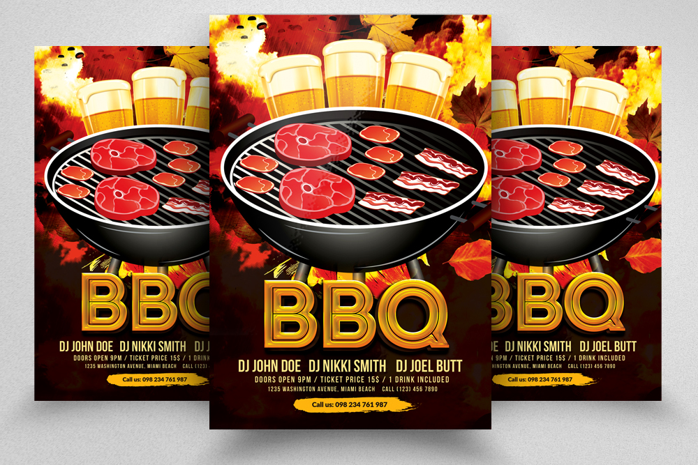 restaurant menu flyers