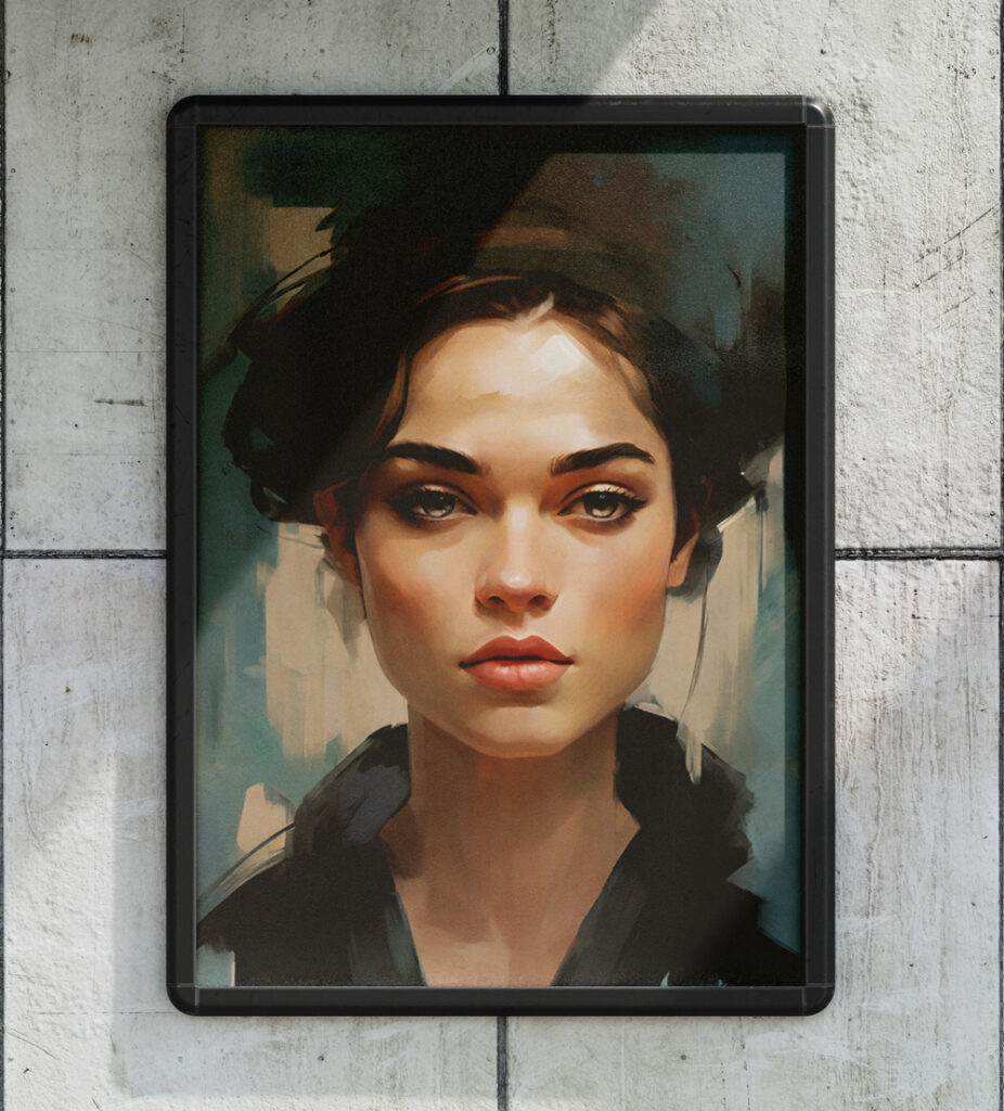 abstract art frame