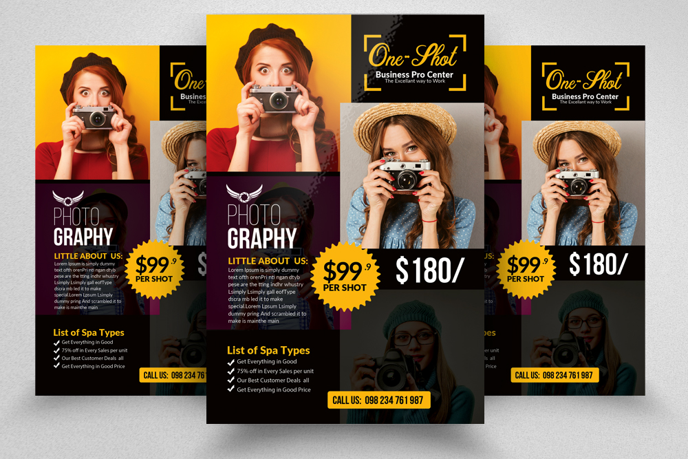photography flyers