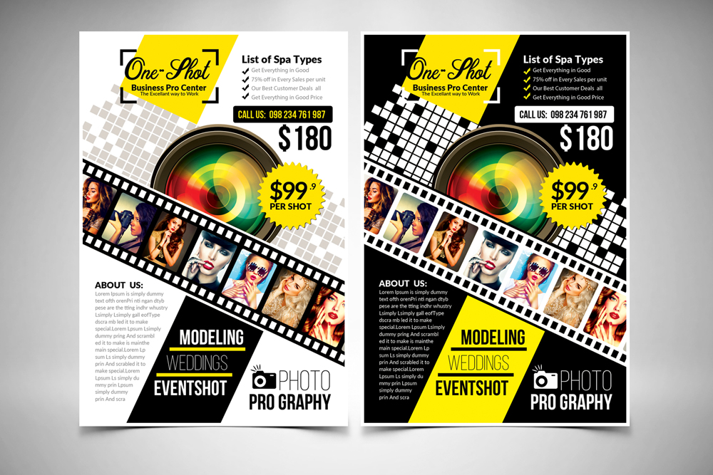 photography flyers