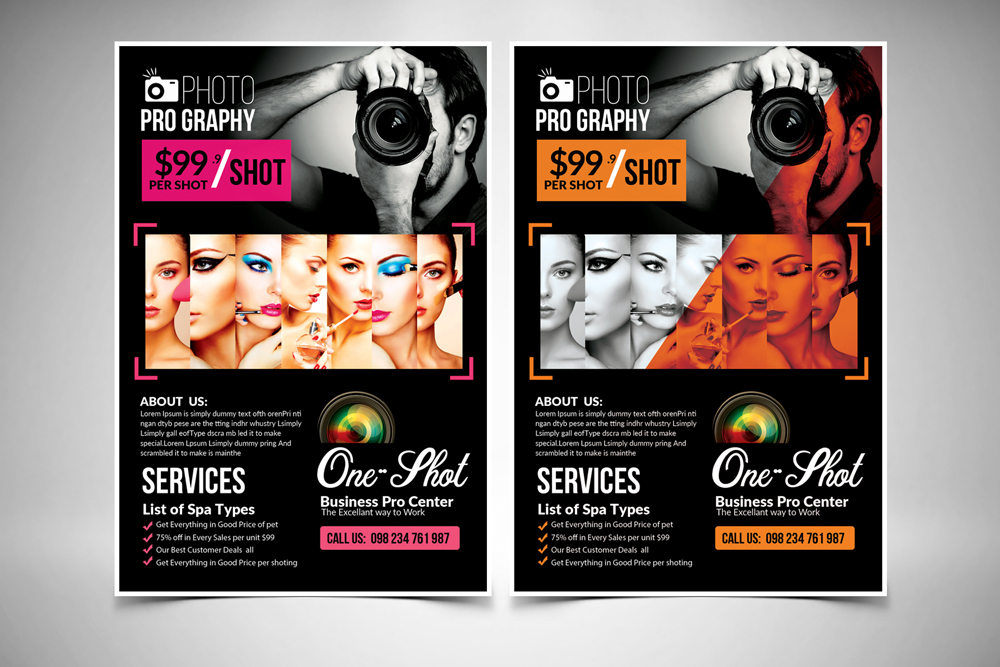photography flyers