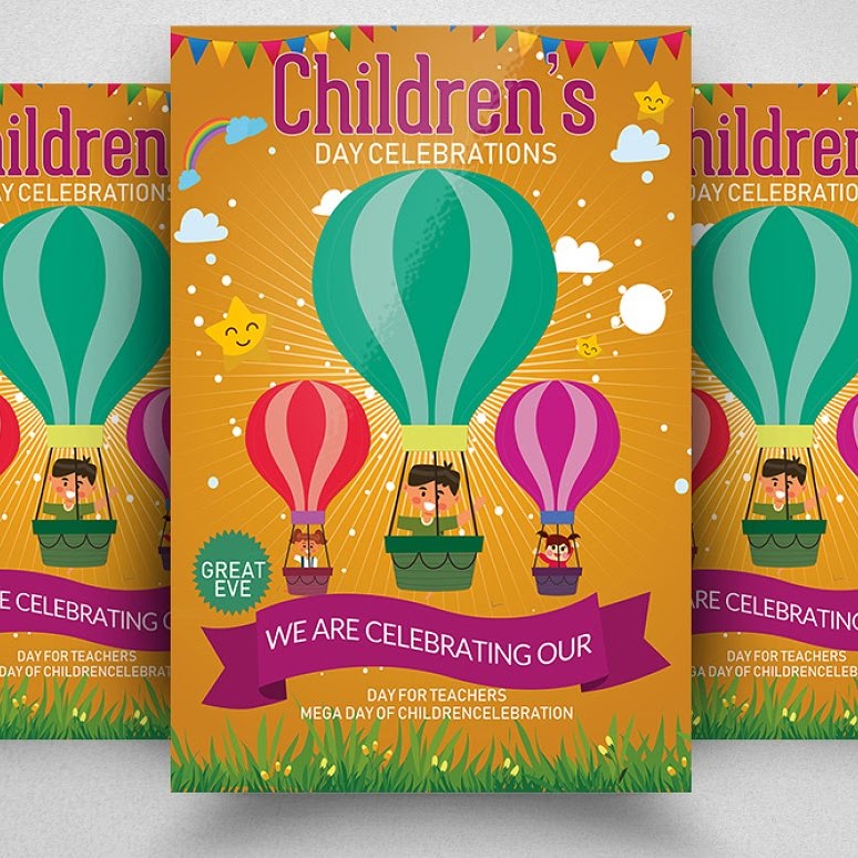 Children day flyer
