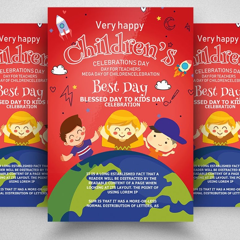 Children day flyer
