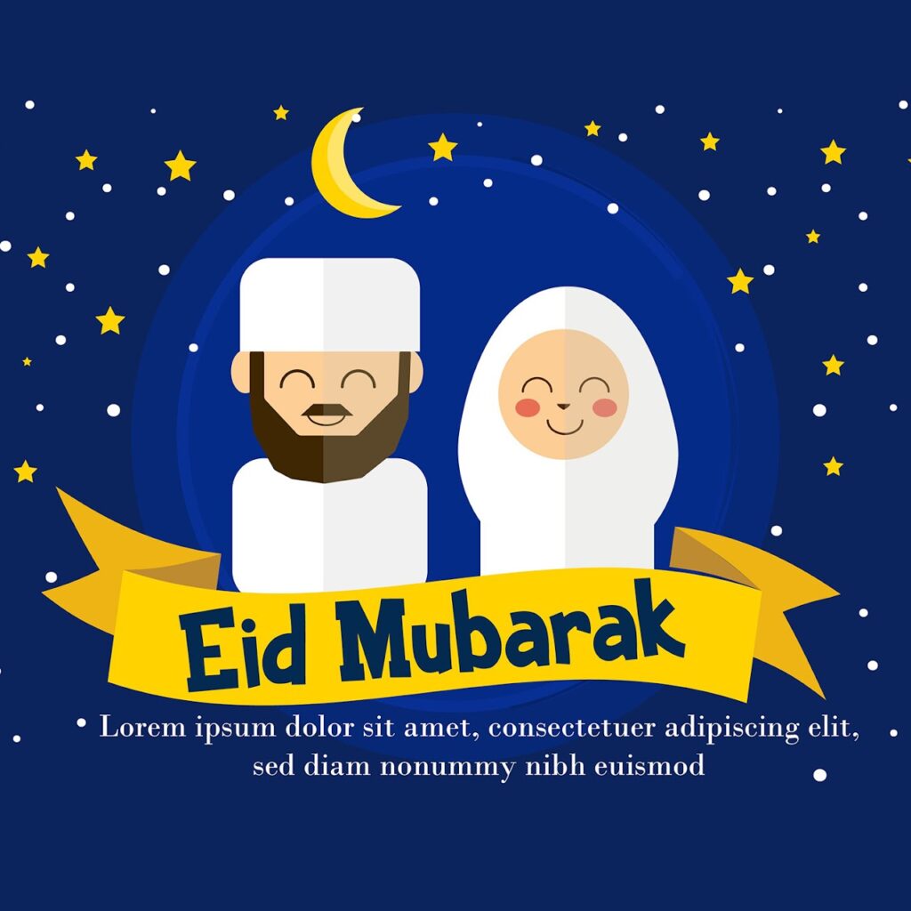 eid mubarak Illustrations
