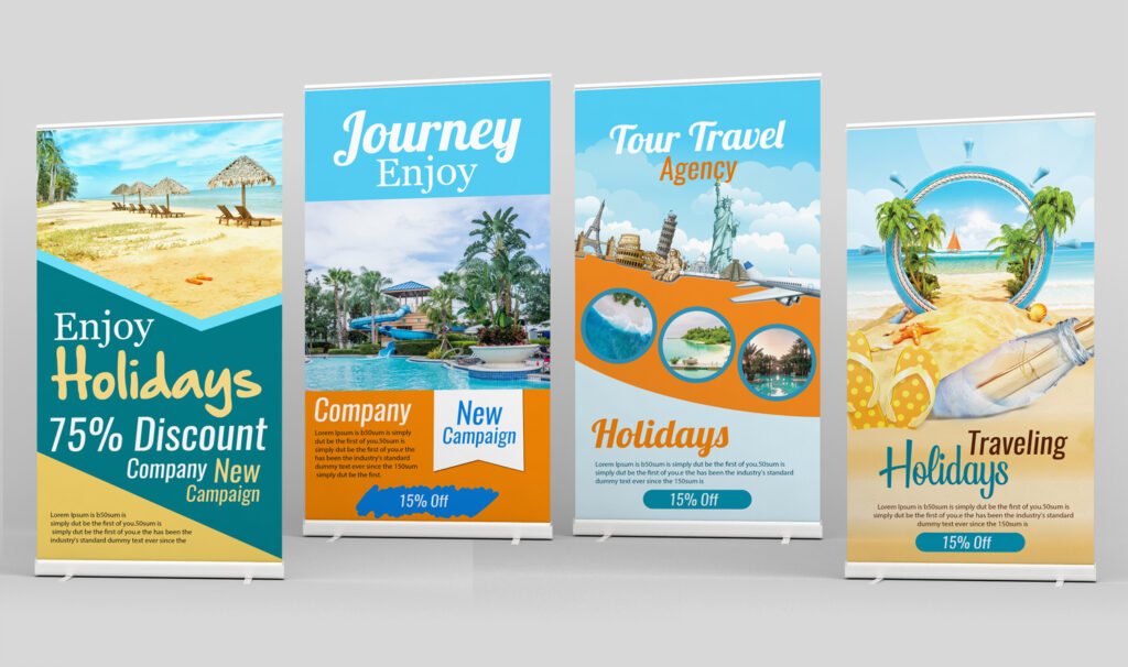 Roll up banners