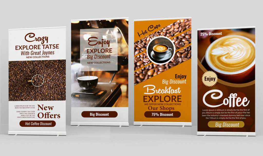 Roll up banners