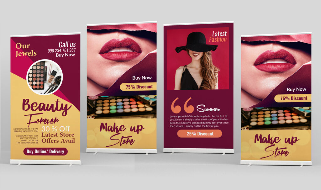 Roll up banners