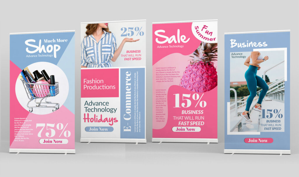 Roll up banners