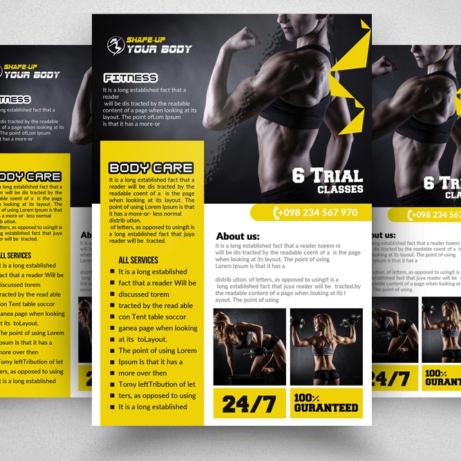 fitness posters