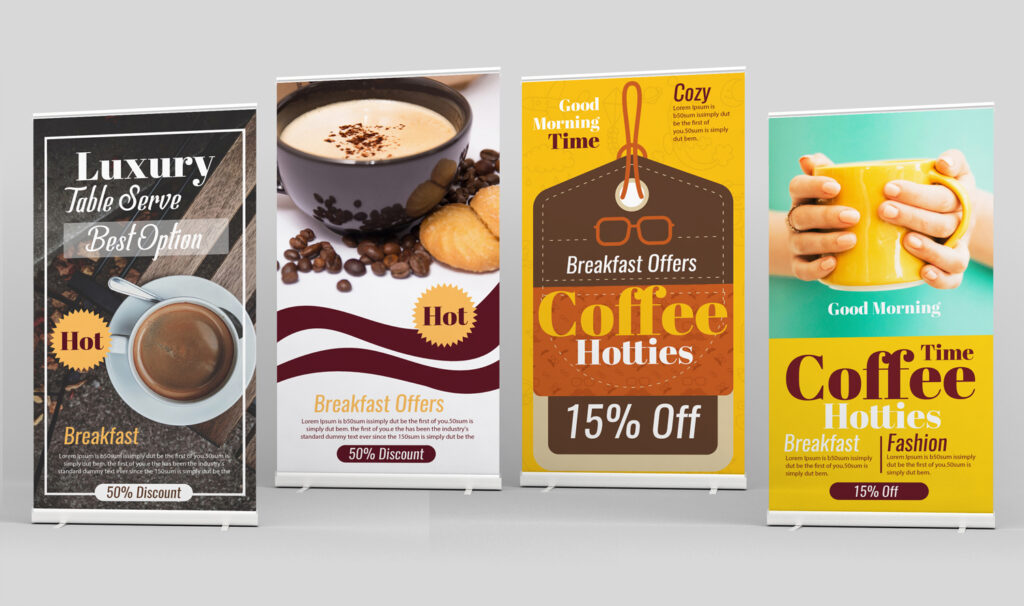 Roll up banners