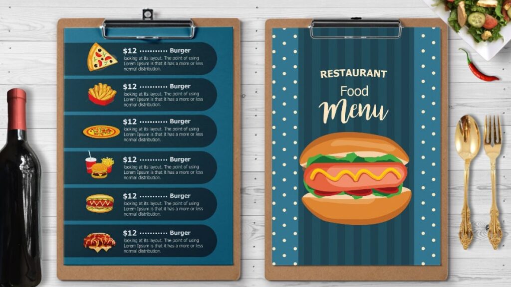 Food Menu design