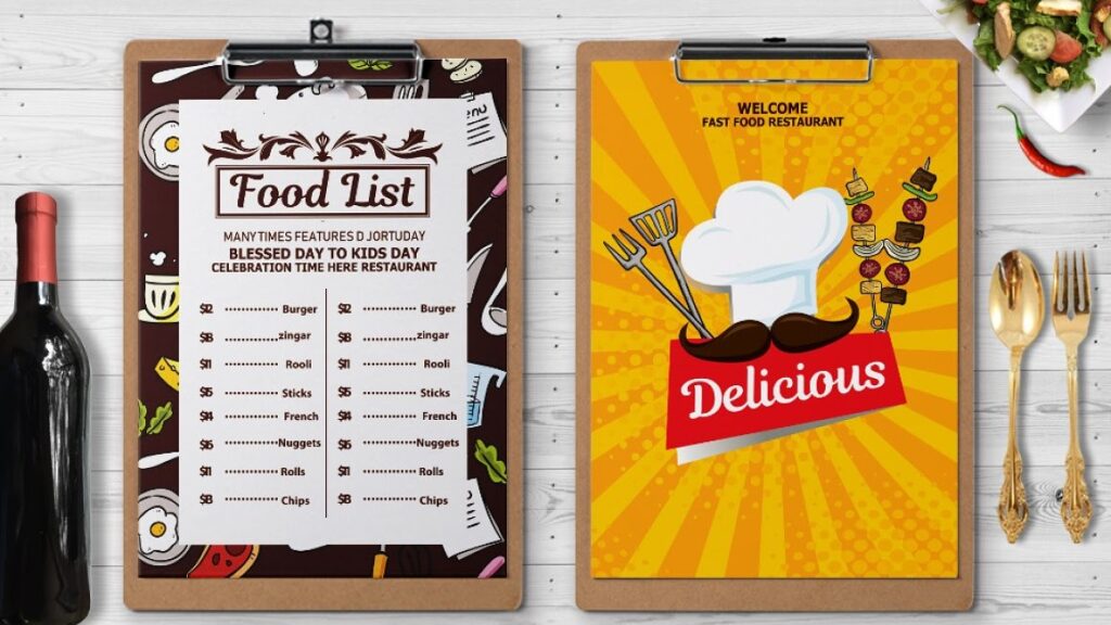 Food Menu design