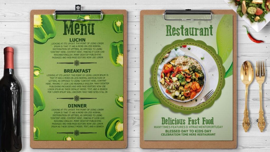 Food Menu design