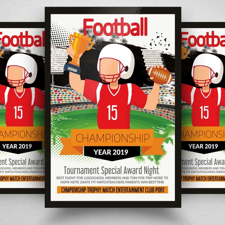 Football match flyer