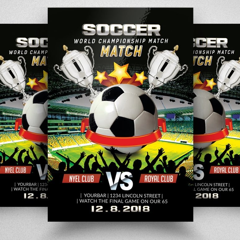 Football match flyer