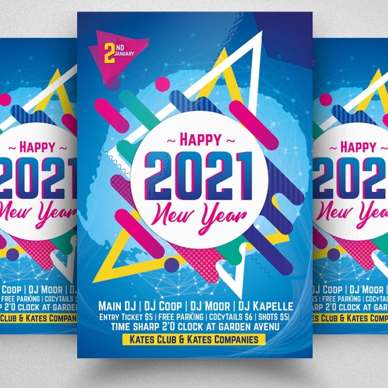 Happy New Year Party Flyer