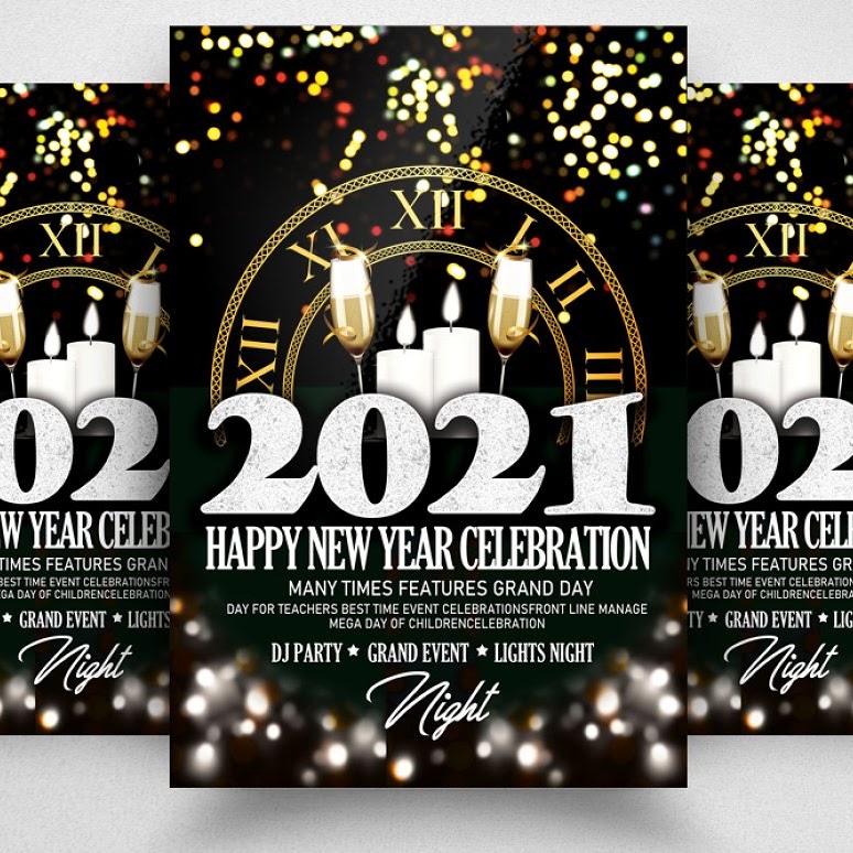 Happy New Year Party Flyer
