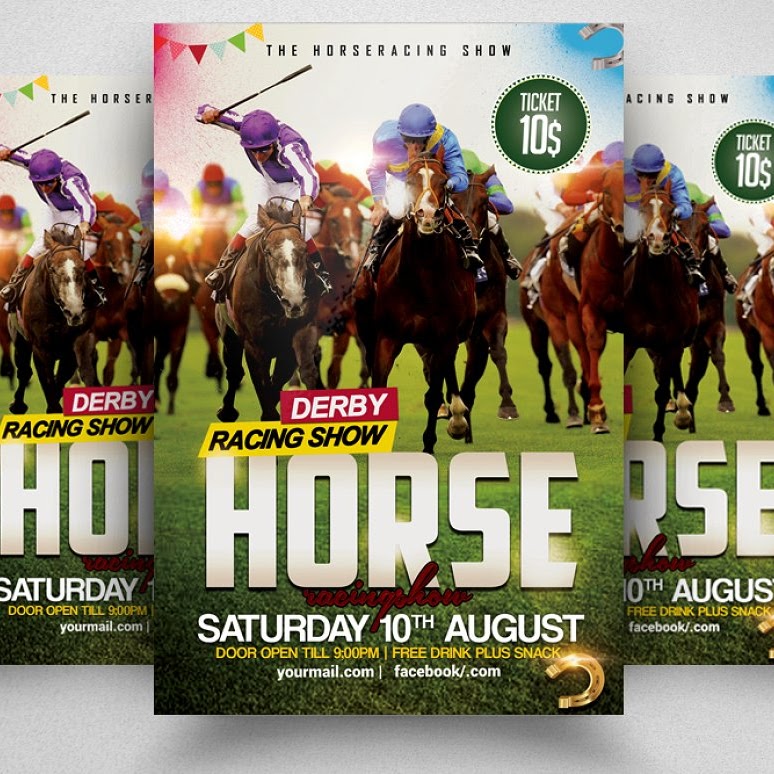 horse riding Racing Flyer