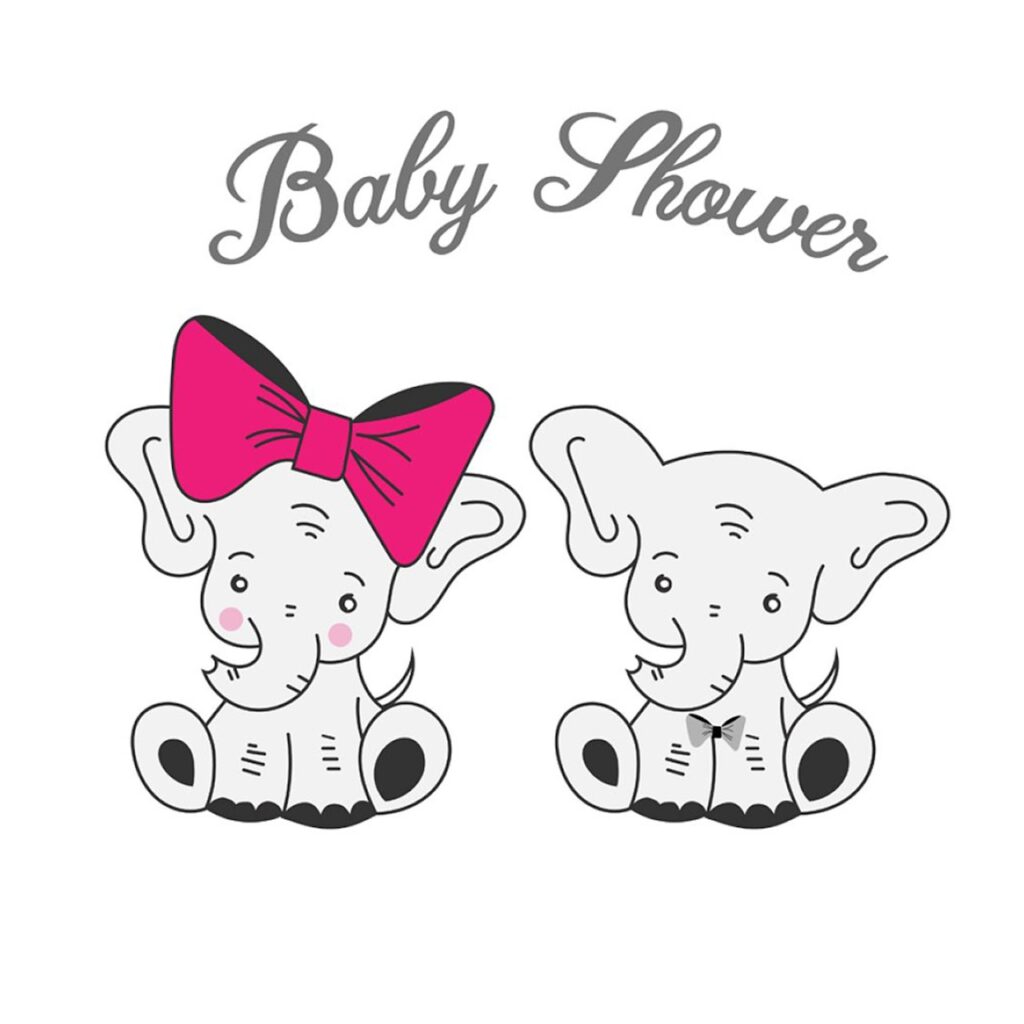 baby elephant illustration
