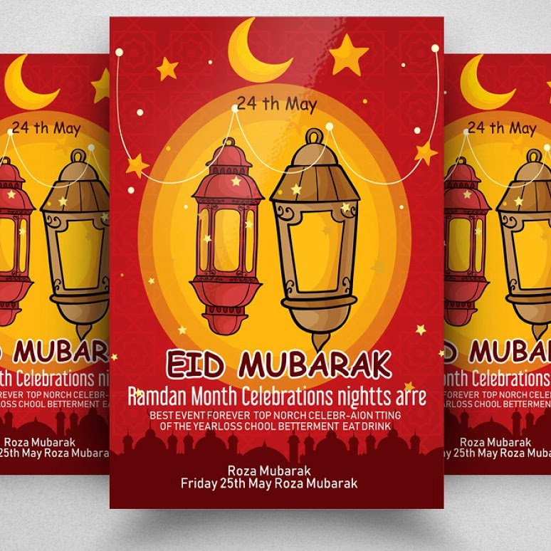 Eid Mubarak Flyers