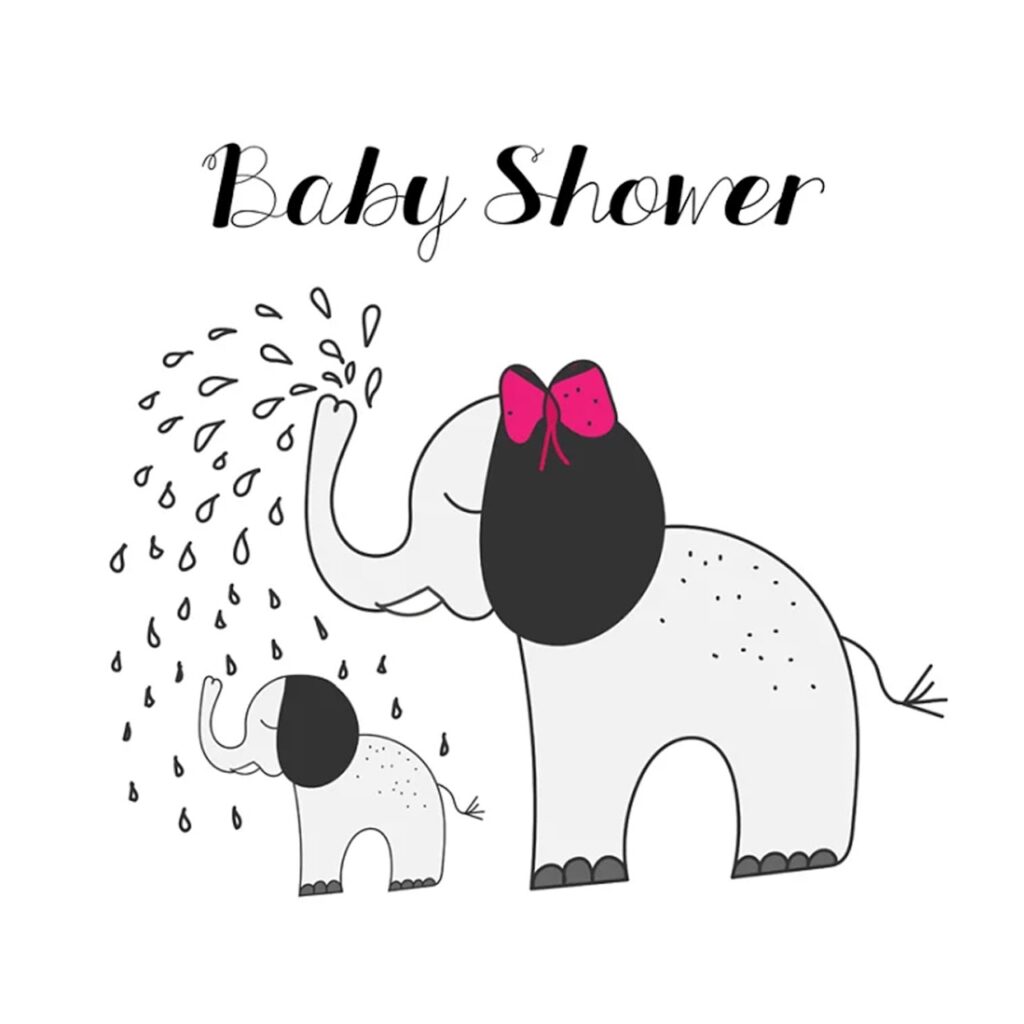 baby elephant illustration