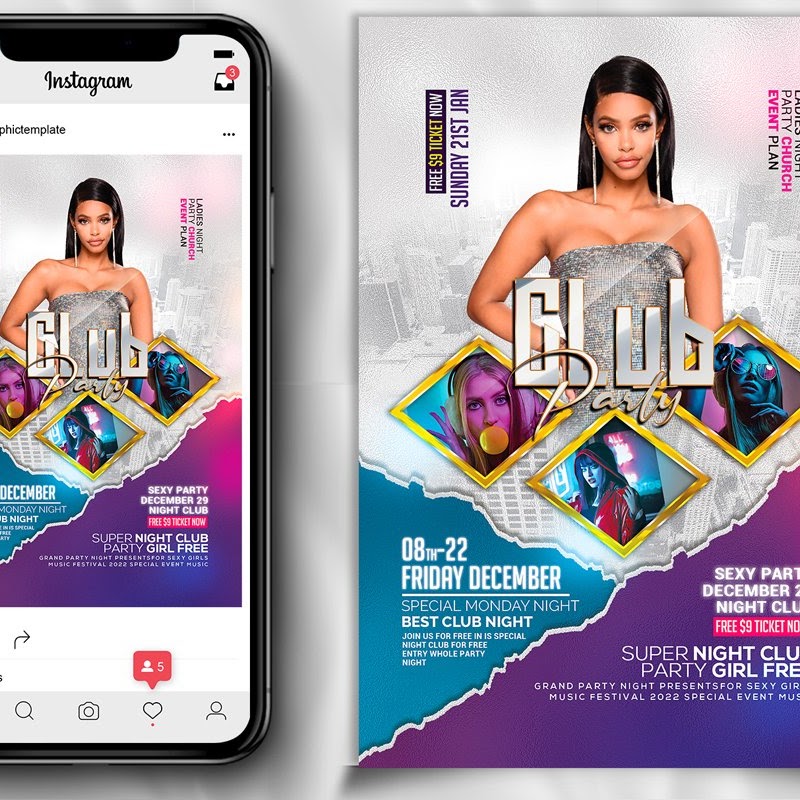 party night flyer