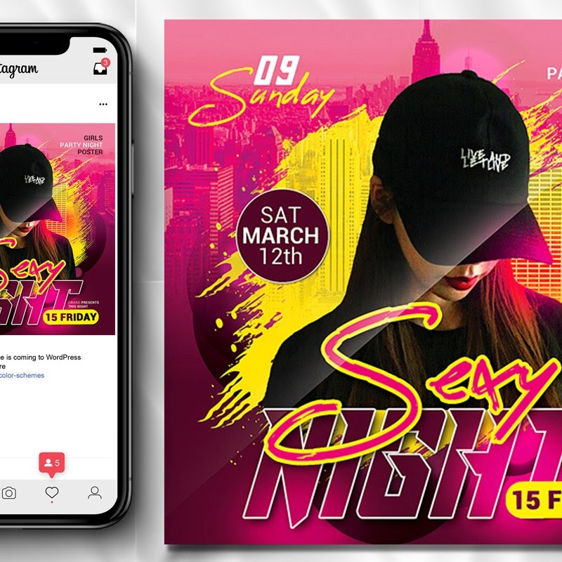 party night flyer