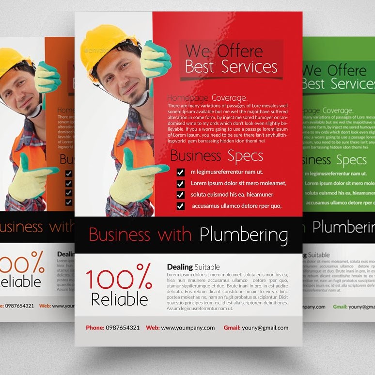 plumber flyer