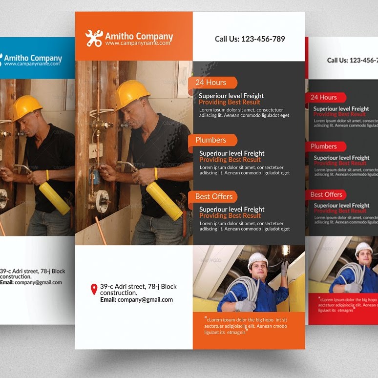 plumber flyer